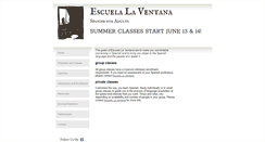 Desktop Screenshot of escuelalaventana.com
