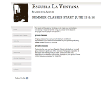 Tablet Screenshot of escuelalaventana.com